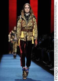 Milan Woman s Fashion Week Fall Winter 2016 2017 Milan Fashion Week, Autumn Winter 2016 2017. Dsquared 2 Fashionshow Pictured: model  fotosicki