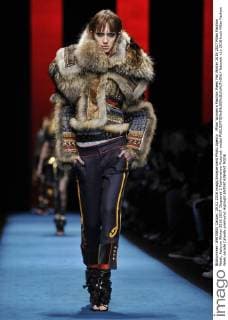 Milan Woman s Fashion Week Fall Winter 2016 2017 Milan Fashion Week, Autumn Winter 2016 2017. Dsquared 2 Fashionshow Pictured: model  fotosicki