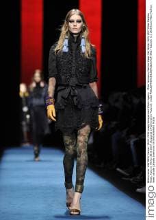 Milan Woman s Fashion Week Fall Winter 2016 2017 Milan Fashion Week, Autumn Winter 2016 2017. Dsquared 2 Fashionshow Pictured: model  fotosicki