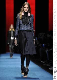 Milan Woman s Fashion Week Fall Winter 2016 2017 Milan Fashion Week, Autumn Winter 2016 2017. Dsquared 2 Fashionshow Pictured: model  fotosicki