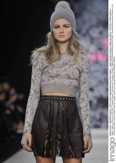 Milan Woman s Fashion Week Fall Winter 2016 2017 Milan Fashion Week, Autumn Winter 2016 2017. Angelo Marani Fashionshow Pictured: model  RiccardoxGiordanox xfotosicki