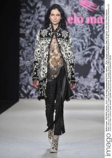 Milan Woman s Fashion Week Fall Winter 2016 2017 Milan Fashion Week, Autumn Winter 2016 2017. Angelo Marani Fashionshow Pictured: model  RiccardoxGiordanox xfotosicki