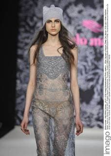 Milan Woman s Fashion Week Fall Winter 2016 2017 Milan Fashion Week, Autumn Winter 2016 2017. Angelo Marani Fashionshow Pictured: model  RiccardoxGiordanox xfotosicki