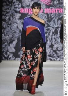 Milan Woman s Fashion Week Fall Winter 2016 2017 Milan Fashion Week, Autumn Winter 2016 2017. Angelo Marani Fashionshow Pictured: model  RiccardoxGiordanox xfotosicki