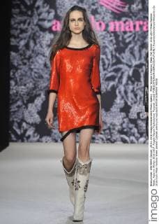 Milan Woman s Fashion Week Fall Winter 2016 2017 Milan Fashion Week, Autumn Winter 2016 2017. Angelo Marani Fashionshow Pictured: model  RiccardoxGiordanox xfotosicki