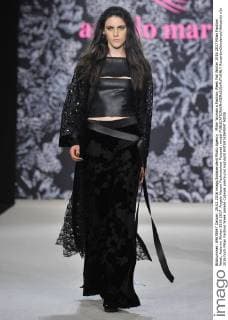 Milan Woman s Fashion Week Fall Winter 2016 2017 Milan Fashion Week, Autumn Winter 2016 2017. Angelo Marani Fashionshow Pictured: model  RiccardoxGiordanox xfotosicki