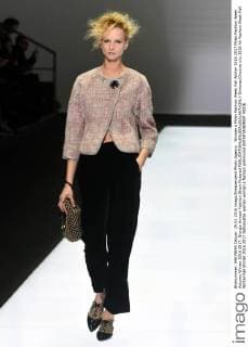 Woman s Milan Fashion Week Fall Winter 2016 2017 Milan Fashion Week Autumn Winter 2016 2017. Giorgio Armani Fashion Show Pictured  SimonaxChioccia