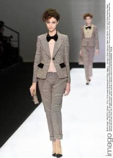 Woman s Milan Fashion Week Fall Winter 2016 2017 Milan Fashion Week Autumn Winter 2016 2017. Giorgio Armani Fashion Show Pictured  SimonaxChioccia