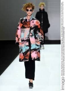 Woman s Milan Fashion Week Fall Winter 2016 2017 Milan Fashion Week Autumn Winter 2016 2017. Giorgio Armani Fashion Show Pictured  SimonaxChioccia