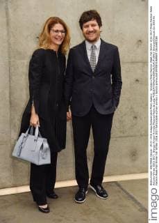 Woman s Milan Fashion Week Fall Winter 2016 2017 Milan Fashion Week Autumn Winter 2016 2017. Giorgio Armani Arrivals Pictured Fabio de Luigi  SimonaxChioccia
