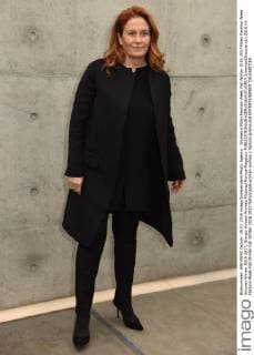 Woman s Milan Fashion Week Fall Winter 2016 2017 Milan Fashion Week Autumn Winter 2016 2017. Giorgio Armani Arrivals Pictured Monica Maggioni  SimonaxChioccia