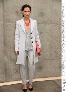 Woman s Milan Fashion Week Fall Winter 2016 2017 Milan Fashion Week Autumn Winter 2016 2017. Giorgio Armani Arrivals Pictured Nataly Domp  SimonaxChioccia