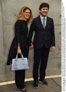 Woman s Milan Fashion Week Fall Winter 2016 2017 Milan Fashion Week Autumn Winter 2016 2017. Giorgio Armani Arrivals Pictured Fabio de Luigi  SimonaxChioccia