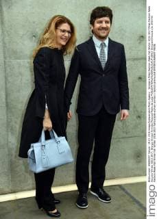 Woman s Milan Fashion Week Fall Winter 2016 2017 Milan Fashion Week Autumn Winter 2016 2017. Giorgio Armani Arrivals Pictured Fabio de Luigi  SimonaxChioccia