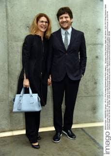 Woman s Milan Fashion Week Fall Winter 2016 2017 Milan Fashion Week Autumn Winter 2016 2017. Giorgio Armani Arrivals Pictured Fabio de Luigi  SimonaxChioccia