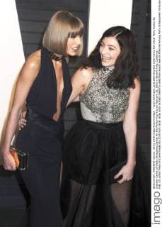 Taylor Swift and Lorde attending the 2016 Vanity Fair Oscar Party Hosted By Graydon Carter at Wallis Annenberg Center for the Performing Arts on February 28, 2016 in Beverly Hills, California. Foto:xD.xVanxTinex xFuturexImage