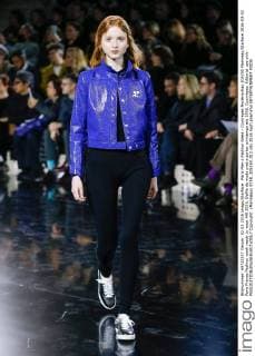 Paris Men s Fashion Week - Courreges Modenschau 205350 Marineau Starface 2016-03-02 Paris France Fashion week ready to wear AW 2016. Defile de mode pret a porter printemps ete 2016. Courrèges. Editorial use only  Copyright: xMarineaux STAR_205350_012