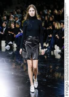 Paris Men s Fashion Week - Courreges Modenschau 205350 Marineau Starface 2016-03-02 Paris France Fashion week ready to wear AW 2016. Defile de mode pret a porter printemps ete 2016. Courrèges. Editorial use only  Copyright: xMarineaux STAR_205350_019