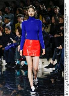 Paris Men s Fashion Week - Courreges Modenschau 205350 Marineau Starface 2016-03-02 Paris France Fashion week ready to wear AW 2016. Defile de mode pret a porter printemps ete 2016. Courrèges. Editorial use only  Copyright: xMarineaux STAR_205350_024
