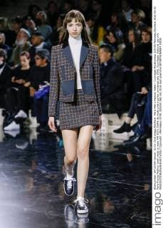 Paris Men s Fashion Week - Courreges Modenschau 205350 Marineau Starface 2016-03-02 Paris France Fashion week ready to wear AW 2016. Defile de mode pret a porter printemps ete 2016. Courrèges. Editorial use only  Copyright: xMarineaux STAR_205350_042