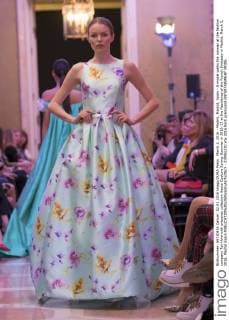 March 2, 2016 - Madrid, Madrid, Spain - A model walks the runway at the fashion company Tot-Hom with presents collection Haute Couture Spring-Summer in 2016-17 at the Residence of the French Embassy in Madrid, March 2, 2016. Madrid Spain  - ZUMAn230