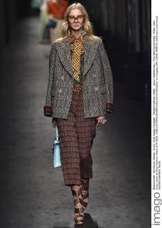 Mailand Fashion Week - Gucci Modenschau . Pics filed 03 03 2016. Milan, Italy. Gucci show at Milan Fashion Week A W 2016.  xi-Imagesx IIM-12095-0009