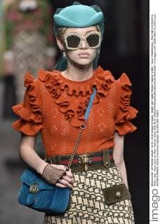 Bilder des Tages Mailand Fashion Week - Gucci Modenschau . Pics filed 03 03 2016. Milan, Italy. Gucci show at Milan Fashion Week A W 2016.  xi-Imagesx IIM-12095-0013