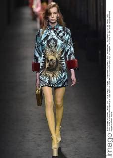 Mailand Fashion Week - Gucci Modenschau . Pics filed 03 03 2016. Milan, Italy. Gucci show at Milan Fashion Week A W 2016.  xi-Imagesx IIM-12095-0023
