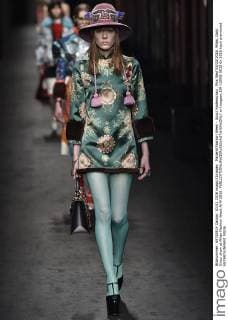 Mailand Fashion Week - Gucci Modenschau . Pics filed 03 03 2016. Milan, Italy. Gucci show at Milan Fashion Week A W 2016.  xi-Imagesx IIM-12095-0035