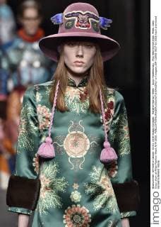 Mailand Fashion Week - Gucci Modenschau . Pics filed 03 03 2016. Milan, Italy. Gucci show at Milan Fashion Week A W 2016.  xi-Imagesx IIM-12095-0037
