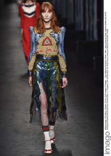 . Pics filed 03 03 2016. Milan, Italy. Gucci show at Milan Fashion Week A W 2016.  xi-Imagesx IIM-12095-0027