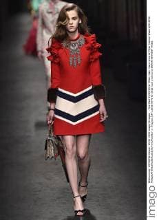 . Pics filed 03 03 2016. Milan, Italy. Gucci show at Milan Fashion Week A W 2016.  xi-Imagesx IIM-12095-0049