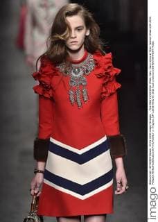 . Pics filed 03 03 2016. Milan, Italy. Gucci show at Milan Fashion Week A W 2016.  xi-Imagesx IIM-12095-0050