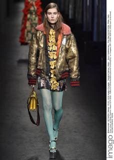 Mailand Fashion Week - Gucci Modenschau . Pics filed 03 03 2016. Milan, Italy. Gucci show at Milan Fashion Week A W 2016.  xi-Imagesx IIM-12095-0055