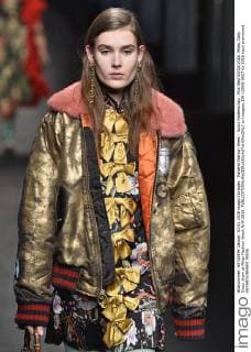 Mailand Fashion Week - Gucci Modenschau . Pics filed 03 03 2016. Milan, Italy. Gucci show at Milan Fashion Week A W 2016.  xi-Imagesx IIM-12095-0057