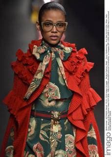 Mailand Fashion Week - Gucci Modenschau . Pics filed 03 03 2016. Milan, Italy. Gucci show at Milan Fashion Week A W 2016.  xi-Imagesx IIM-12095-0060