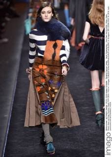 Mailand Fashion Week - Fendi Modenschau . Pics filed 03 03 2016. Milan, Italy. Fendi show at Milan Fashion Week A W 2016. Picture i-Images  xi-Imagesx IIM-12096-0023