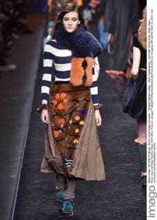 Mailand Fashion Week - Fendi Modenschau . Pics filed 03 03 2016. Milan, Italy. Fendi show at Milan Fashion Week A W 2016. Picture i-Images  xi-Imagesx IIM-12096-0024