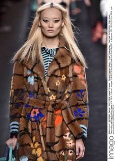 Mailand Fashion Week - Fendi Modenschau . Pics filed 03 03 2016. Milan, Italy. Fendi show at Milan Fashion Week A W 2016. Picture i-Images  xi-Imagesx IIM-12096-0026