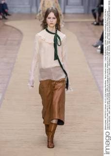 Paris Fashion Week - Chloe Modenschau 205392 Marineau Starface 2016-03-03 Paris France Fashion week ready to wear AW 2016. Defile de mode pret a porter automne hiver 2016.Chloe. Chloé , autumn-winter 2016 Paris, France Editorial use only _sans_perso  Copyright: xMarineaux STAR_205392_046