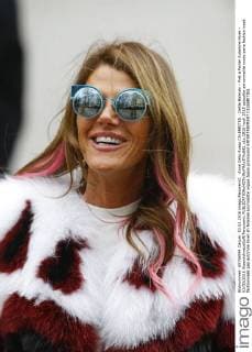 Anna Dello Russo CELEBRITES : Defile Balmain - Pret a Porter Automne Hiver - 03 03 2016 GwendolineLeGoff Panoramic 