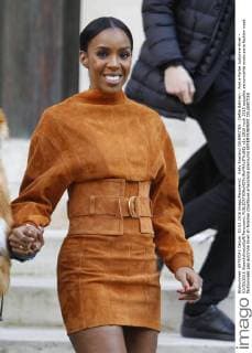Kelly Rowland CELEBRITES : Defile Balmain - Pret a Porter Automne Hiver - 03 03 2016 GwendolineLeGoff Panoramic 