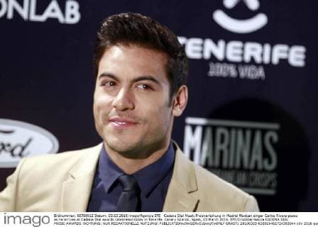 Cadena Dial Musik Preisverleihung in Madrid Mexican singer Carlos Rivera poses as he arrives at Cadena Dial awards celebrated today in Tenerife, Canary Islands, Spain, 03 March 2016. EFE Cristóbal García CADENA DIAL MUSIC AWARDS !ACHTUNG: NUR REDAKTIONELLE NUTZUNG!  GRA571 20160303-635926461724393044