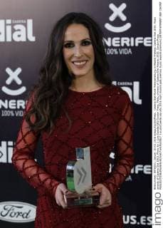 Cadena Dial Musik Preisverleihung in Madrid Premios Cadena Dial 2015. Music awards of Cadena Dial 2015. Photo by J. Luis Cuesta 261 Cordon Press. Malu, winners of Cadena Dial Awards 2015. Cordon Press  J.xLuisxCuesta