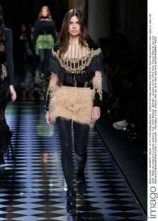 205420 Marineau Starface 2016-03-03 Paris France Fashion week ready to wear AW 2016. Defile de mode pret a porter automne hiver 2016.Balmain. Balmain , autumn-winter 2016 Paris, France Editorial use only  Copyright: xMarineaux STAR_205420_055