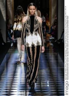 205420 Marineau Starface 2016-03-03 Paris France Fashion week ready to wear AW 2016. Defile de mode pret a porter automne hiver 2016.Balmain. Balmain , autumn-winter 2016 Paris, France Editorial use only  Copyright: xMarineaux STAR_205420_067