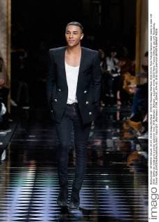 205420 Marineau Starface 2016-03-03 Paris France Fashion week ready to wear AW 2016. Defile de mode pret a porter automne hiver 2016.Balmain. Balmain , autumn-winter 2016 Paris, France Editorial use only Rousteing, Olivier  Copyright: xMarineaux STAR_205420_074