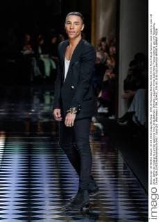 205420 Marineau Starface 2016-03-03 Paris France Fashion week ready to wear AW 2016. Defile de mode pret a porter automne hiver 2016.Balmain. Balmain , autumn-winter 2016 Paris, France Editorial use only Rousteing, Olivier  Copyright: xMarineaux STAR_205420_076