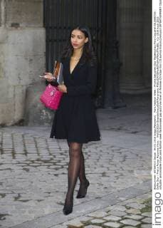 Paris Fashion Week - Promis besuchen Dior Modenschau Flora Coquerel CELEBRITES : Defile Dior - Pret a Porter Automne Hiver - 04 03 2016 GwendolineLeGoff Panoramic 