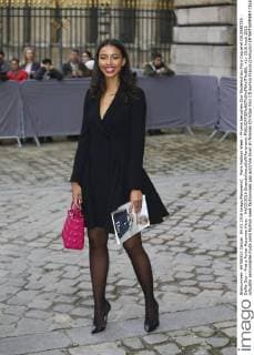 Paris Fashion Week - Promis besuchen Dior Modenschau Flora Coquerel CELEBRITES : Defile Dior - Pret a Porter Automne Hiver - 04 03 2016 GwendolineLeGoff Panoramic 